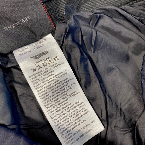 Mammut Black Puffer Skirt Size Medium, RN# 117481, Style 1020-09200 - Picture 7 of 8